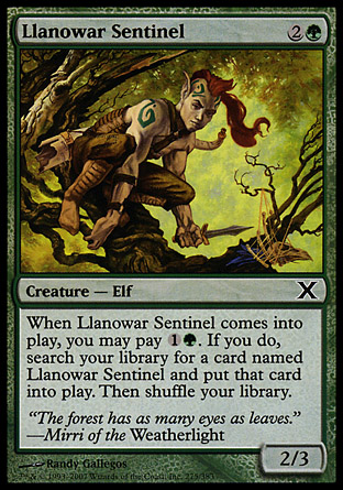 Llanowar Sentinel | 10th Edition