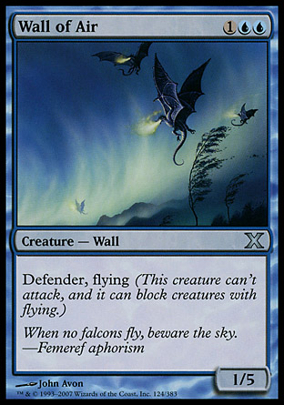 Wall of Air | 10th Edition
