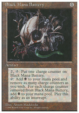 Black Mana Battery | 4th Edition
