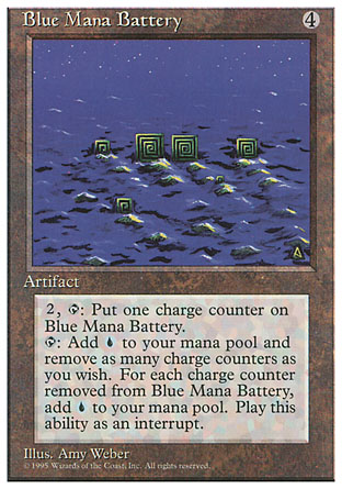 Blue Mana Battery | 4th Edition