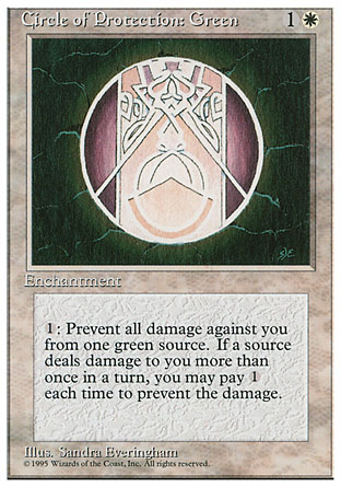 Circle of Protection: Green | 4th Edition