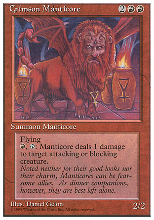 Crimson Manticore | 4th Edition