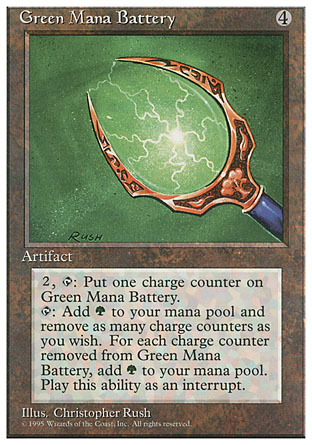 Green Mana Battery | 4th Edition