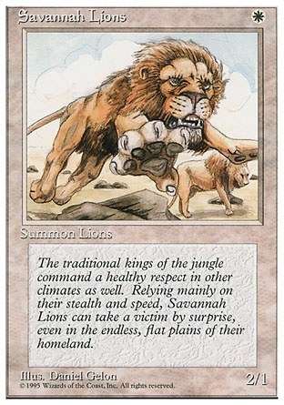 Savannah Lions | 4th Edition