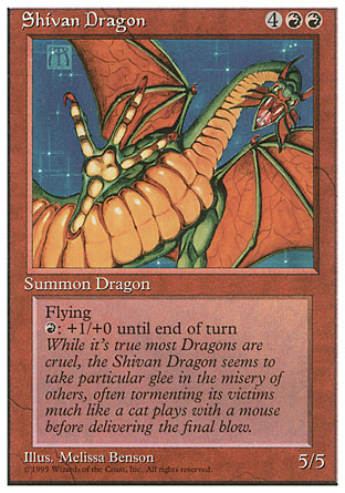 Shivan Dragon | 4th Edition