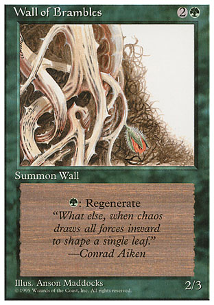 Wall of Brambles | 4th Edition