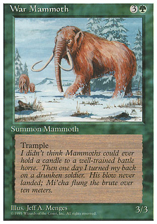 War Mammoth | 4th Edition