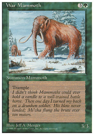 War Mammoth | 4th Edition