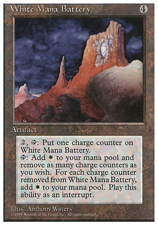 White Mana Battery | 4th Edition
