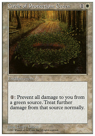 Circle of Protection: Green | 5th Edition