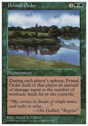 Primal Order | 5th Edition