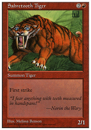 Sabretooth Tiger | 5th Edition