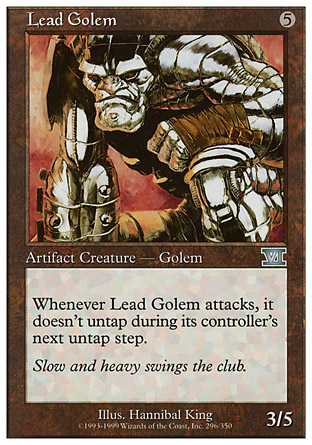 Lead Golem | 6th Edition