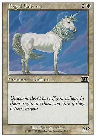 Regal Unicorn | 6th Edition