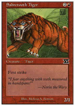 Sabretooth Tiger | 6th Edition