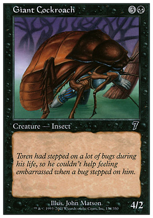 Giant Cockroach | 7th Edition