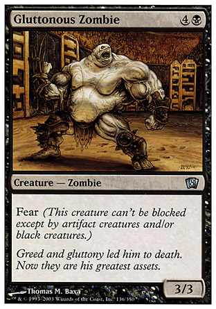 Gluttonous Zombie | 8th Edition