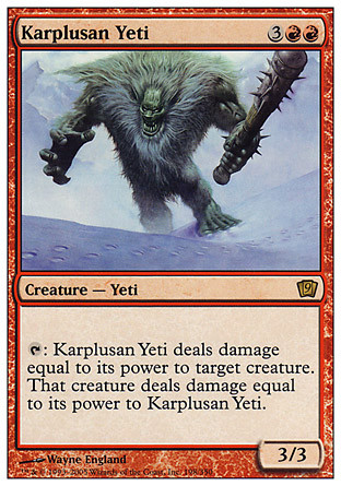 Karplusan Yeti | 9th Edition