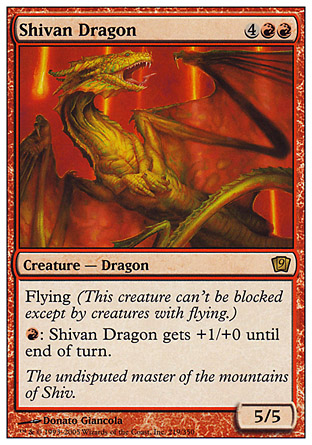 Shivan Dragon | 9th Edition