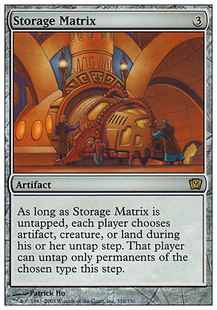 Storage Matrix | 9th Edition