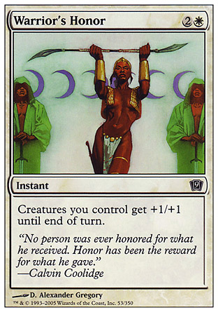 Warrior’s Honor | 9th Edition