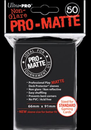 Sleeves Pro-Matte Black (50) | Accessoires