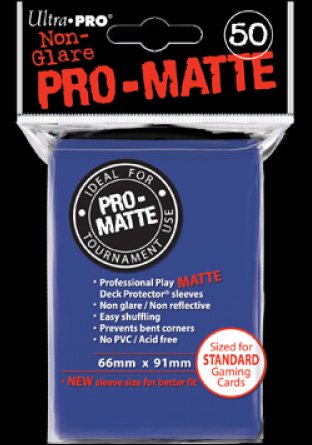 Sleeves Pro-Matte Blue (50) | Accessoires