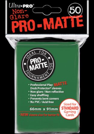 Sleeves Pro-Matte Green (50) | Accessoires