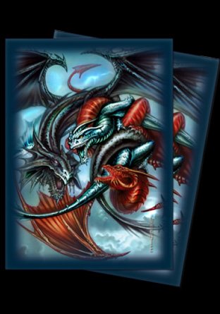 Sleeves Trinity Dragon Multi (50) | Accessoires