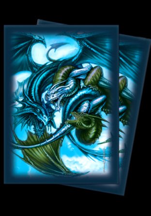 Sleeves Trinity Dragon Blue (50) | Accessoires