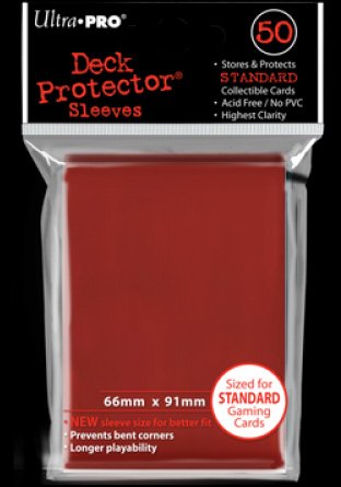 Sleeves standard Red (50) | Accessoires