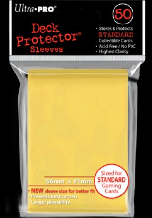 Sleeves standard Yellow (50) | Accessoires