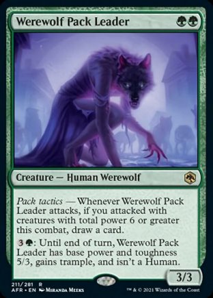 Werewolf Pack Leader | Adventures in the Forgotten Realms