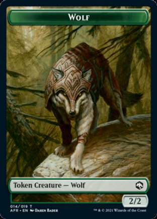 Wolf token | Adventures in the Forgotten Realms