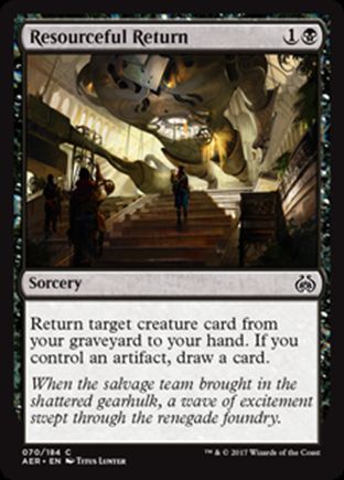 Resourceful Return | Aether Revolt