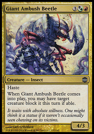Giant Ambush Beetle | Alara Reborn