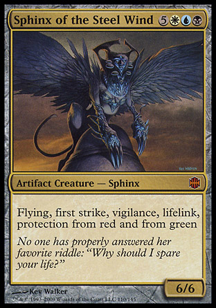 Sphinx of the Steel Wind | Alara Reborn