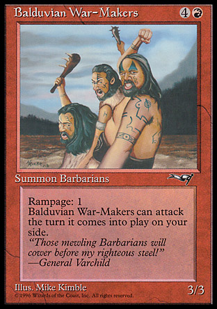 Balduvian War-Makers | Alliances (A)