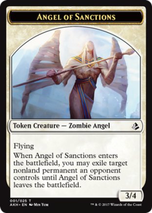 Angel of Sanctions token | Amonkhet
