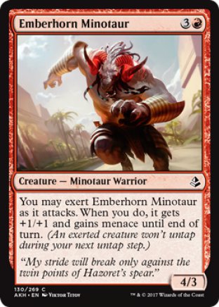 Emberhorn Minotaur | Amonkhet