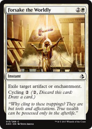 Forsake the Worldly | Amonkhet