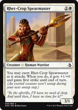 Rhet-Crop Spearmaster | Amonkhet