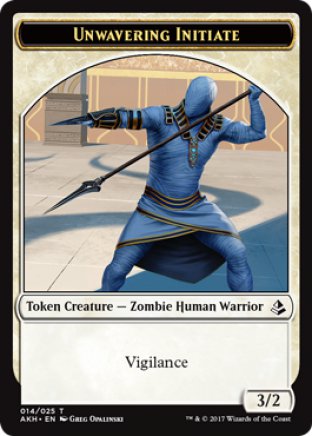 Unwavering Initiate token | Amonkhet