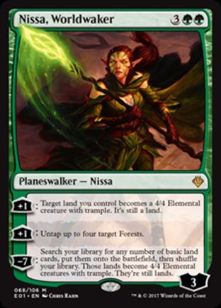 Nissa, Worldwaker | Archenemy Nicol Bolas