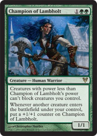 Champion of Lambholt | Avacyn Restored