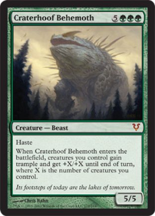 Craterhoof Behemoth | Avacyn Restored