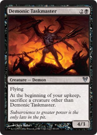 Demonic Taskmaster | Avacyn Restored