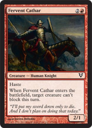 Fervent Cathar | Avacyn Restored