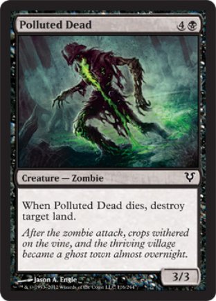 Polluted Dead | Avacyn Restored