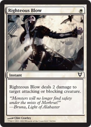 Righteous Blow | Avacyn Restored